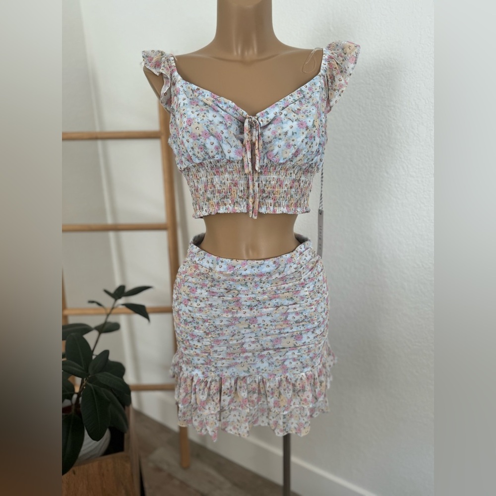 Mini scrunched skirt set Small - Picture 3 of 6